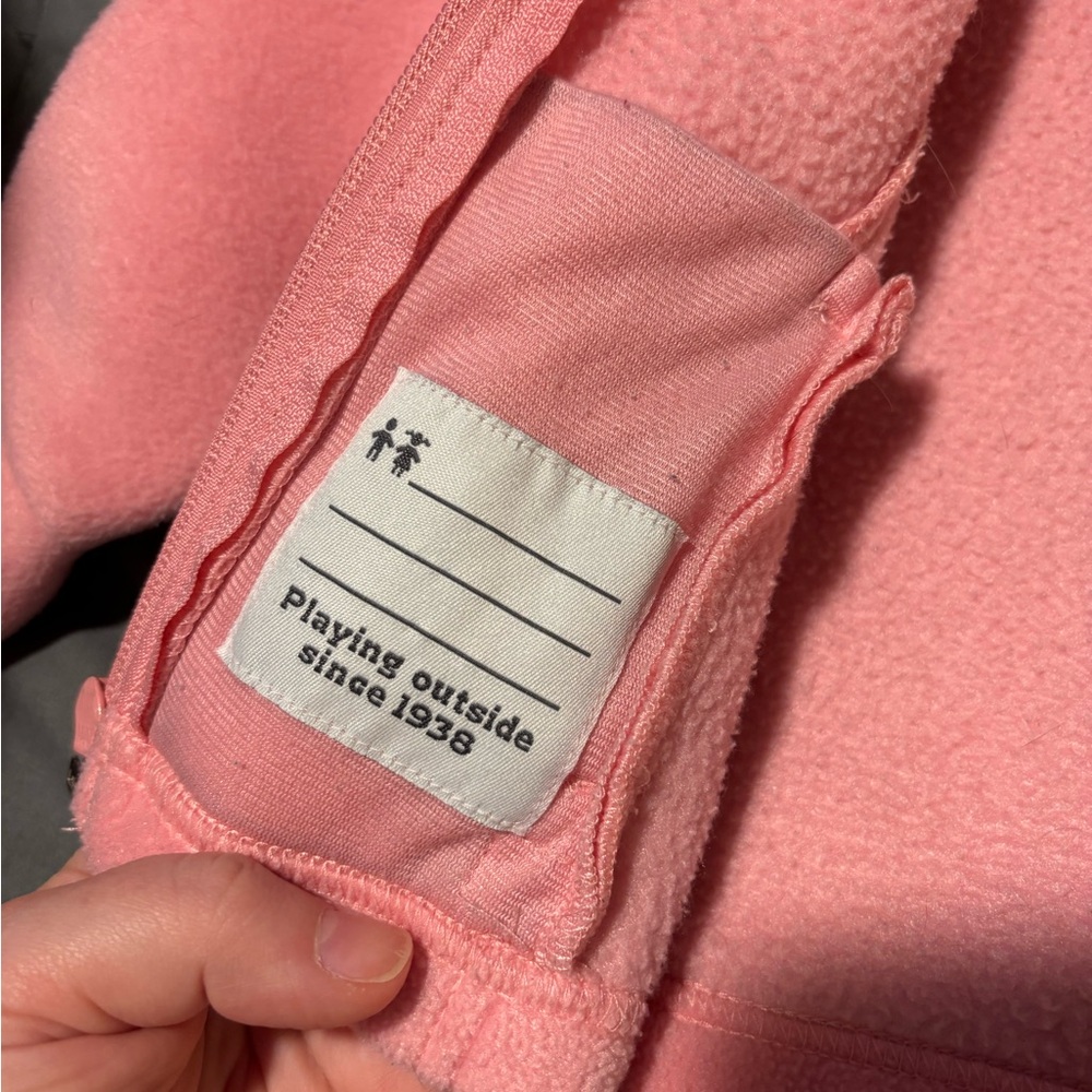 COLUMBIA Toddlers Pink Zip Up Fleece Jacket Size 12M - Picture 5 of 7